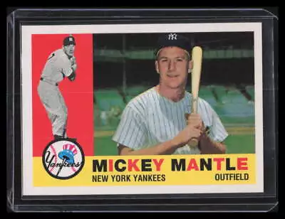 1996 Topps Mantle Redemption 10 Mickey Mantle 1960 Topps Sweepstakes /2500 (c) • $10