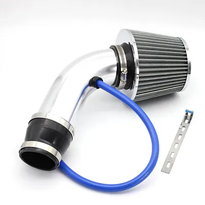 3 Car Cold Air Intake Filter Induction Kit Pipe Aluminum Power Flow Hose System • $25.99