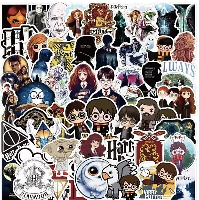 50pcs Harry Potter Stickers Waterproof Vinyl Bag For Car Laptop Macbook PC • £5.90