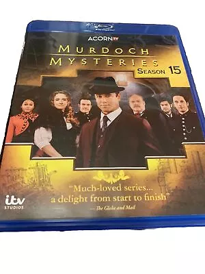 Murdoch Mysteries: Season 15 Acorn TV Blu Ray 6 Disc Set Most Discs Like New • $29.95