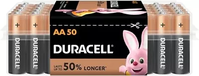 Duracell AA Batteries Copper Top Long-lasting Alkaline Power 50 Pack • $33.99