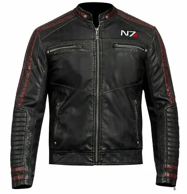 Mass Effect 3 - N7 Commander Shepard Stylish Leather Jacket • $129.99