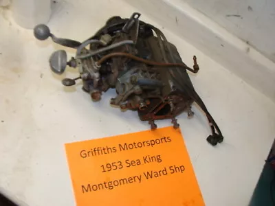 1953 52 Montgomery Ward Sea King 5hp Outboard Engine Motor Powerhead W/ Carb • $175