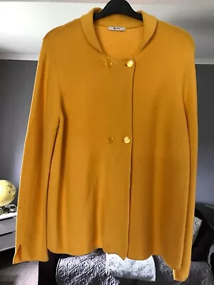 Ladies Nice Size 18 Mustard Cardigan/jacket From TU • £2