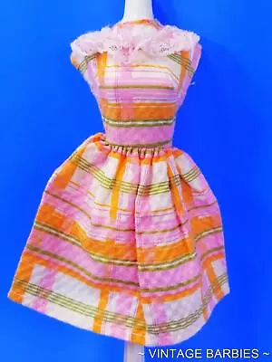 Vintage Barbie Doll Sized Pink Dress MINTY ~ 1960's • $14.99