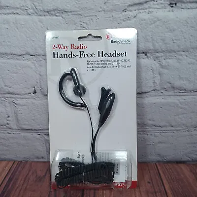 RadioShack 2-Way Radio Hands-Free Headset For Motorola FR50 FR60 T289 ~NOS~ • $11.99