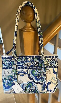 Vera Bradley Little Betsy Tote  Mediterranean White  Rare! New W/tags! • $42.99