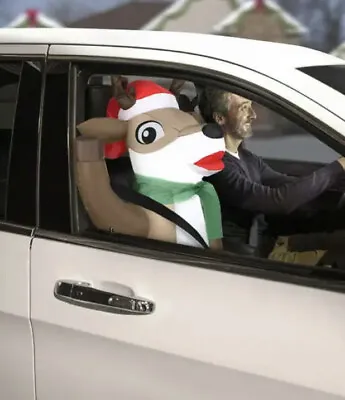 Reindeer Car Buddy Christmas Airblown Inflatables Christmas Decorations • $17.25
