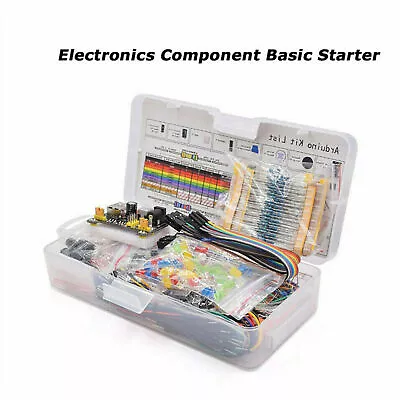 Electronics Component Basic Kit With 830 Tie-points Breadboard Resist J3E5 • $15.99