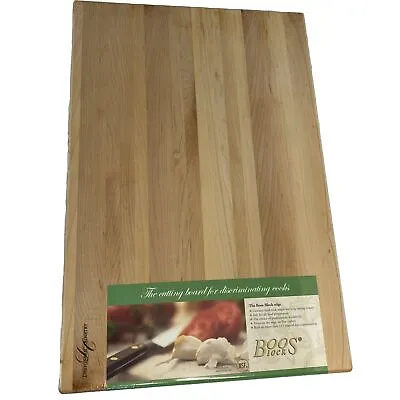 John Boos Block - 18  X 12  X 1.5  Hard Maple Cutting Board New Sealed • $75