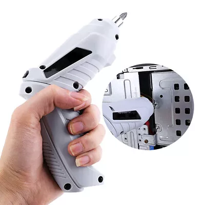 Cordless Electrical Screwdriver Mini Power Tools 3.6v Rechargeable Power Drill • $15.55