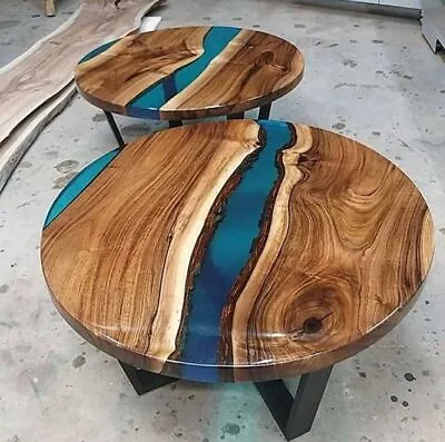 Coffee Table Top Epoxy Resin Acacia Walnut Wood Custom Order Size 12 X 60 • $219.73