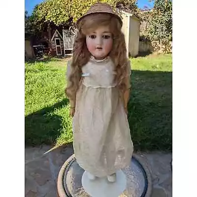 German Early Armand Marseille Bisque Doll Head Composite Body 390n DRGM 246 A9M • $315