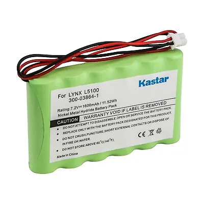 Kastar Battery For Ademco Honeywell Lynx L3000 Lynx L5000 Lynx L5100 300-03864-1 • $14.99