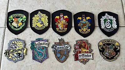 $14.99 • Buy Harry Potter Embroidered Patch Lot Sew On New Crest Slytherin Hogwarts Ravenclaw