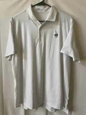 B Draddy Sport Merion Golf Club Men's Polo Shirt White Size Large • $49.99