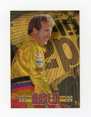 Sterling Marlin 1997 97 Pinnacle Trophy Collection Gold Foil Parallel Insert #4 • $7.19
