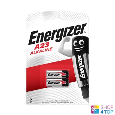 £2.97 • Buy 2 Energizer Alkaline A23 Batteries 12v Gp23 Ak23a L1028 Lr2 Exp 2020 2bl New