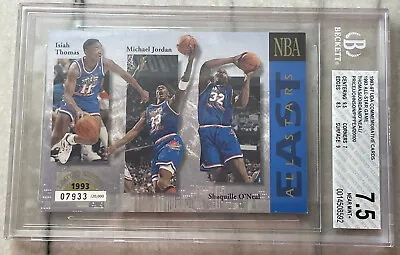 1993-97 Uda Michael Jordan 1993 Nba All-star Game East  /20000 Bgs 7.5 • $75.23