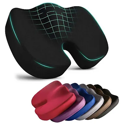 Memory Foam Seat Cushion Chair Pad For Coccyx Tailbone Back Tailbone Pain Relief • $17.85