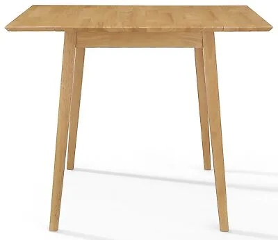 Small Wooden Kitchen Drop Leaf Dining Table In Oak Finish | 100% Solid Wood • £129.99