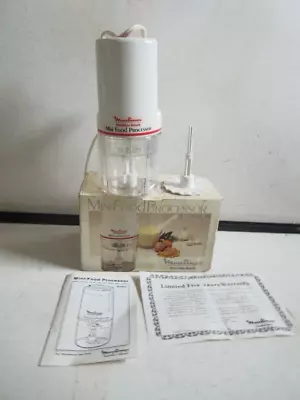 NOS Hamilton Beach Mini Food Processor Moulinex MH904 W/ Box & Manual • $19.99