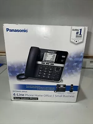 Panasonic KX-TGW420 B Black Expandable Base Station 4-Line Office Business Phone • $130