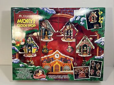 Mr. Christmas 1993 Disney Mickey's Clock Shop Brand New In Original Box Unused • $399