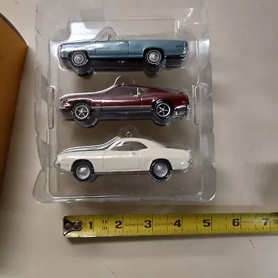 Hallmark 2005 Keepsake Muscle Cars Club Exclusive Ornaments Mustang GTO Camaro • $150