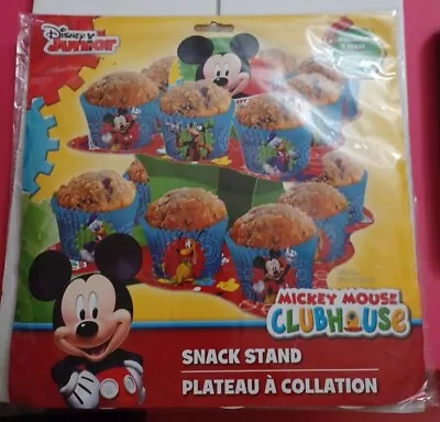 Disney's Mickey Mouse Clubhouse Disposable Cupcake Snack Birthday Stand NEW  • $10