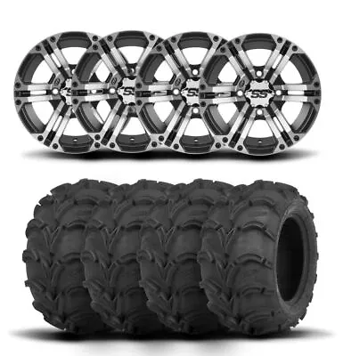 ITP SS212 12  Machined Black Wheels And Mud Lite Tires [28x12-12] • $1339.47