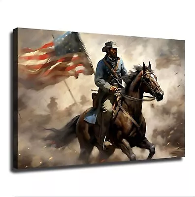 American Civil War Historical Vintage Oil Painting Poster Decorative Painting • $19.90