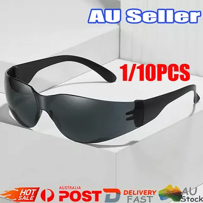 1-10PCS Safety Glasses Tinted Hammer Smoke Lens Bulk Work Eye Protect Goggle WP • $8.51