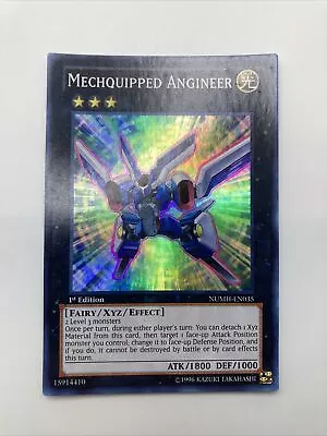 Yu-Gi-Oh! TCG Mechquipped Angineer Number Hunters NUMH-EN035 1st Edition... • $1.35