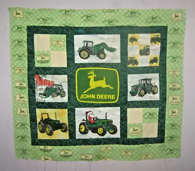 John Deere Mini Quilt Top To Finish 22.5  X 19.75  • $50