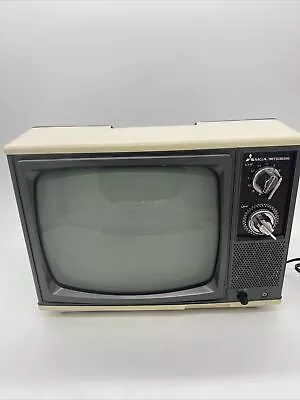 Vintage MGA Mitsubishi BS-1212 12  CRT TV Receiver Analog Knobs Retro • $99.99