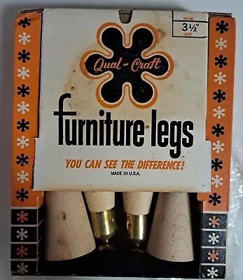 Vintage Mid Century Danish Blonde Wood Chair -Cabinet-Dresser Legs + Hardware  • $29.99