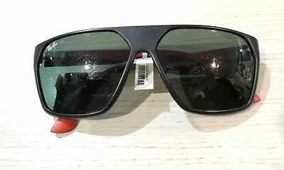 Ray-Ban RB4309M Ferrari Sunglasses F602/71 Matte Black Green Lens - Good Cond • $179
