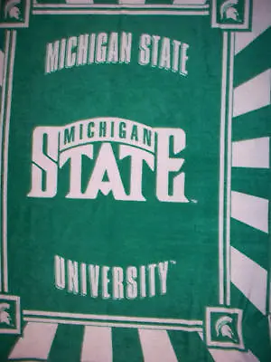 Michigan State University Msu Fleece Fabric Panel Oop • $5.99