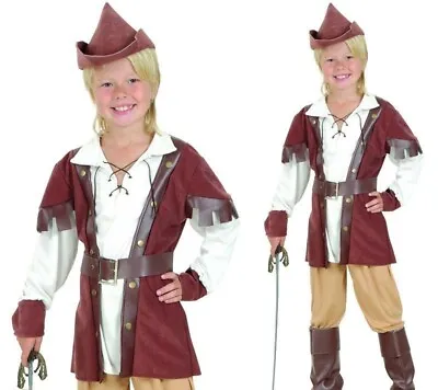 Deluxe Hunter Robin Hood Boys Book Week Fancy Dress Costume Child Outfit • $51.61