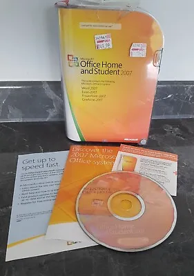 £39.95 • Buy Microsoft Office Home & Student 2007 CD And Product Key English, 3 Home Licenses