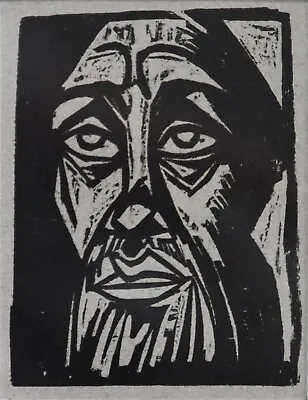 Max Pechstein: The Old / Old Man Original Woodcut / Woodcut 1918 • $266.39
