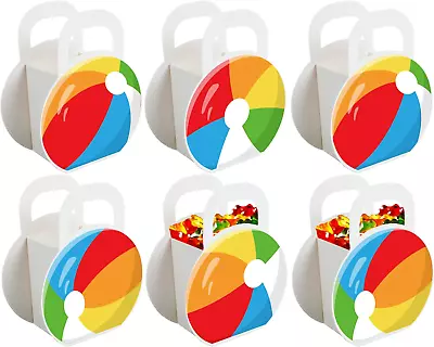 24Pcs Beach Ball Party Favors Bags Treat Boxes For Birthday Summer Pool Party C • $30.78