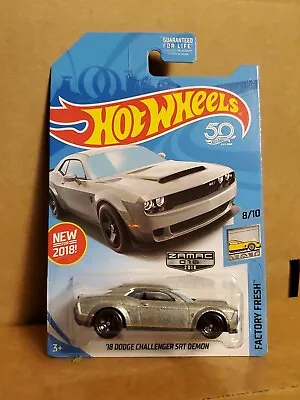 Hot Wheels 2018 Factory Fresh 8/10 Zamac #16/18 '18 Dodge Challenger SRT Demon • $13.99