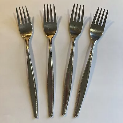 4 Towle 18/8 Stainless GERMANY Flatware SALAD FORKS Serving For 4 • $18.99