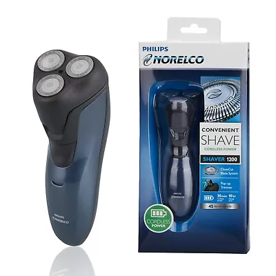 Philips Shaver1200 Razor-CloseCut Blade System-Integrated Trimmer-4Way Flex Head • $76.99