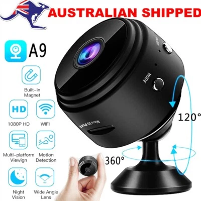 $13.99 • Buy AU Mini Wifi Wireless IP Spy Hidden Camera 1080P HD Security Cam Network Monitor