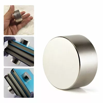 Round N52 Large Neodymium Rare Earth Magnet Big Super Strong Huge 40mm*20mm • $34.90