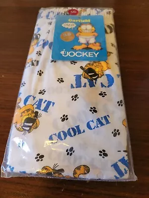 Vintage Garfield Unopened JOCKEY Men's Boxer Shorts Underwear Size 36 Cool Cat • $24.99