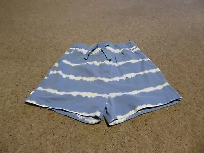 Girl's John Lewis Shorts - Pale Blue Age 8 Very Good Condition • £2